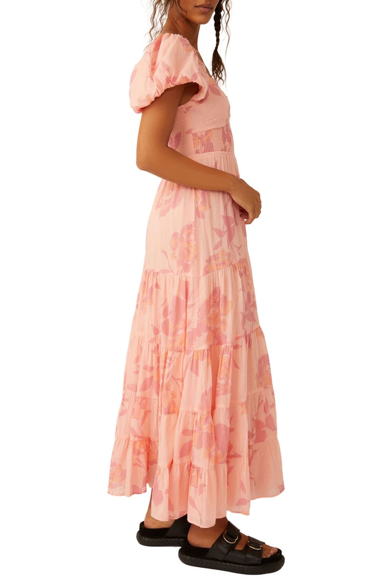 Sundrenched Floral Tiered Maxi Sundress