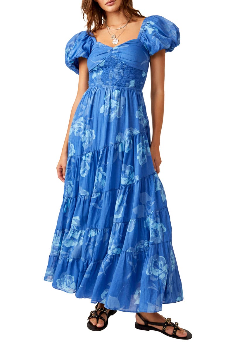 Sundrenched Floral Tiered Maxi Sundress