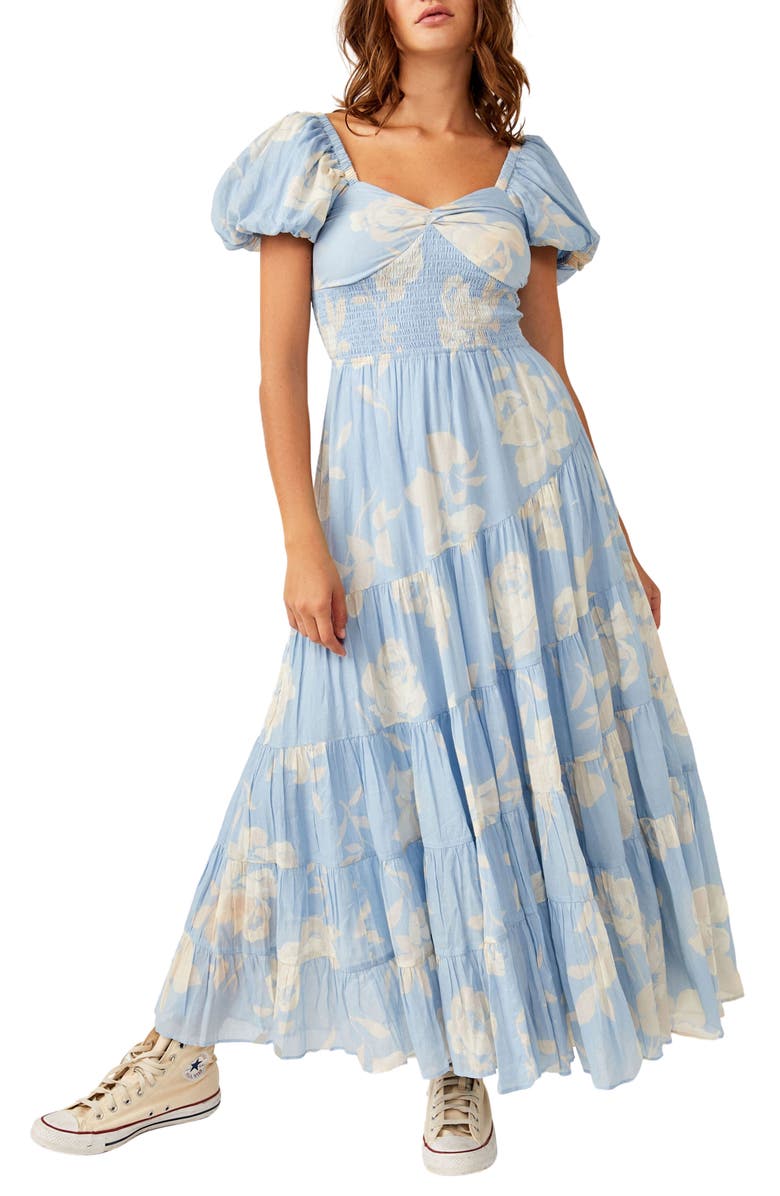 Sundrenched Floral Tiered Maxi Sundress