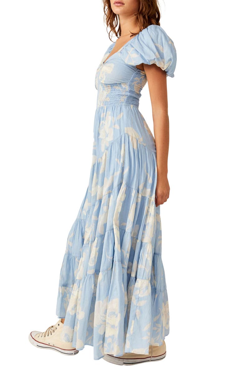 Sundrenched Floral Tiered Maxi Sundress
