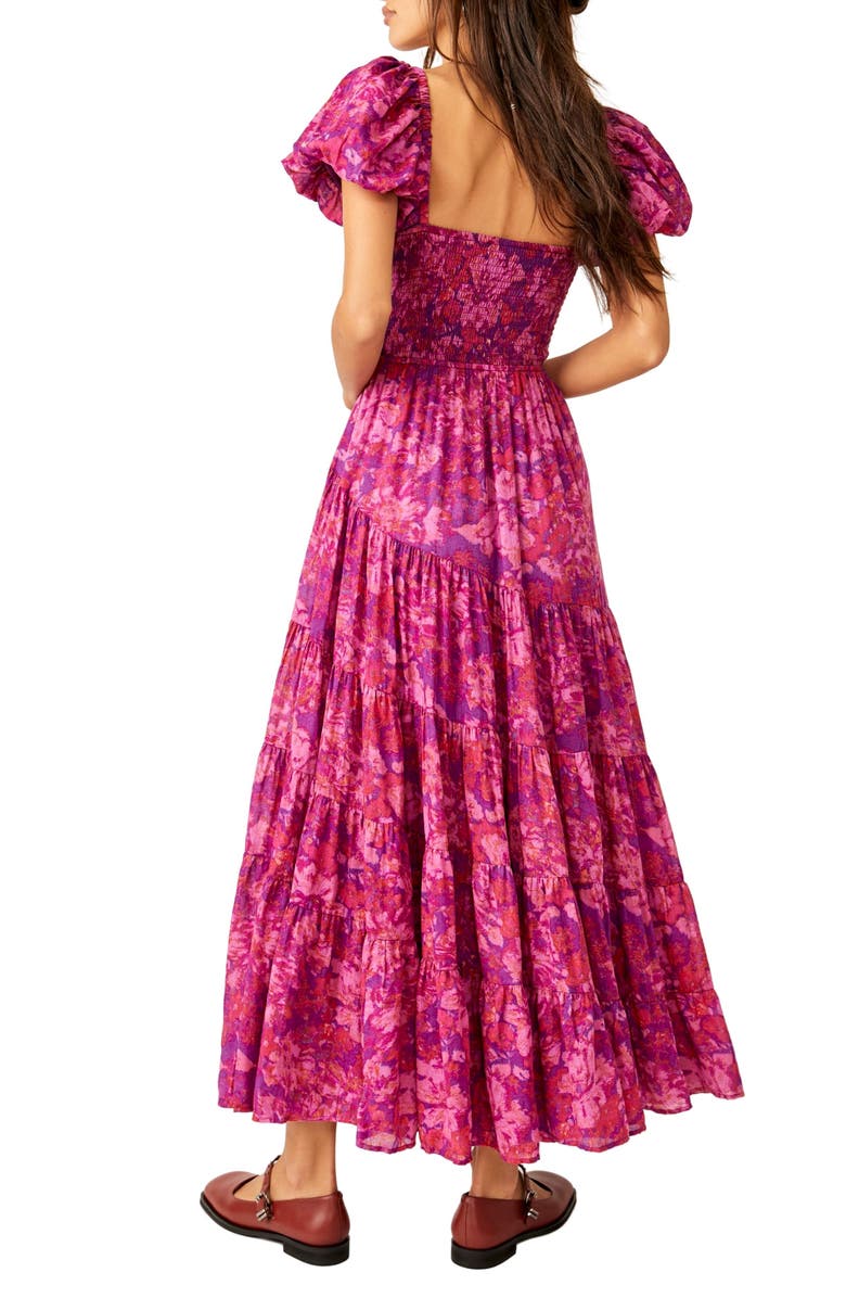 Sundrenched Floral Tiered Maxi Sundress