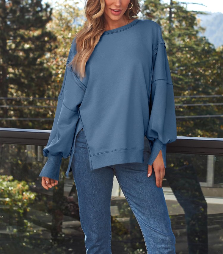 Women's Oversized Crew Neck Sweatshirt（Buy 2 Free Shipping）