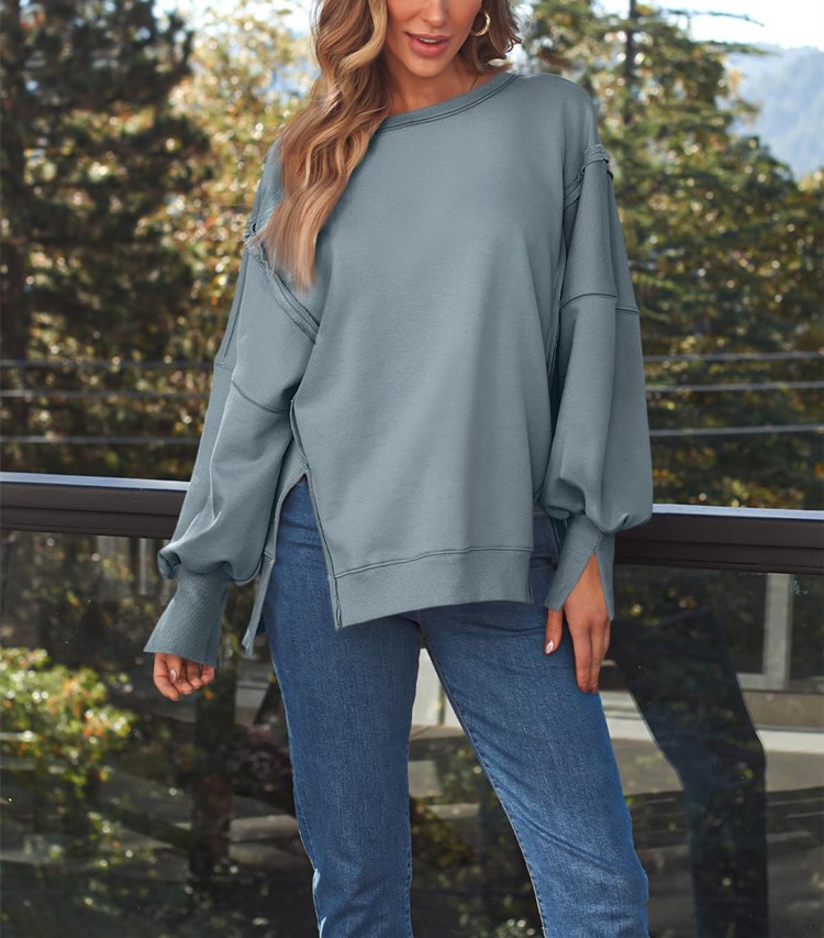 Women's Oversized Crew Neck Sweatshirt（Buy 2 Free Shipping）