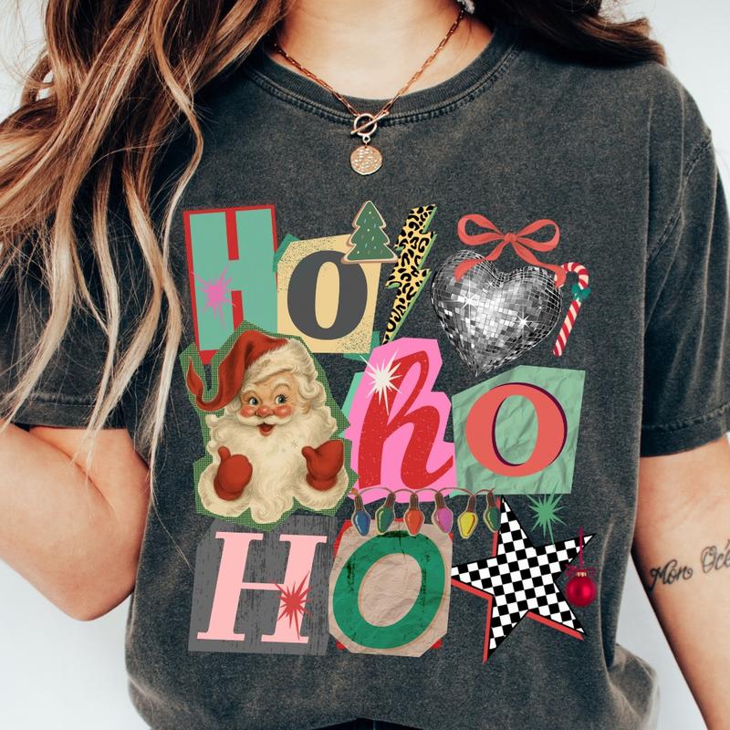 Retro Collage Style Positive Christian Faith T-shirt