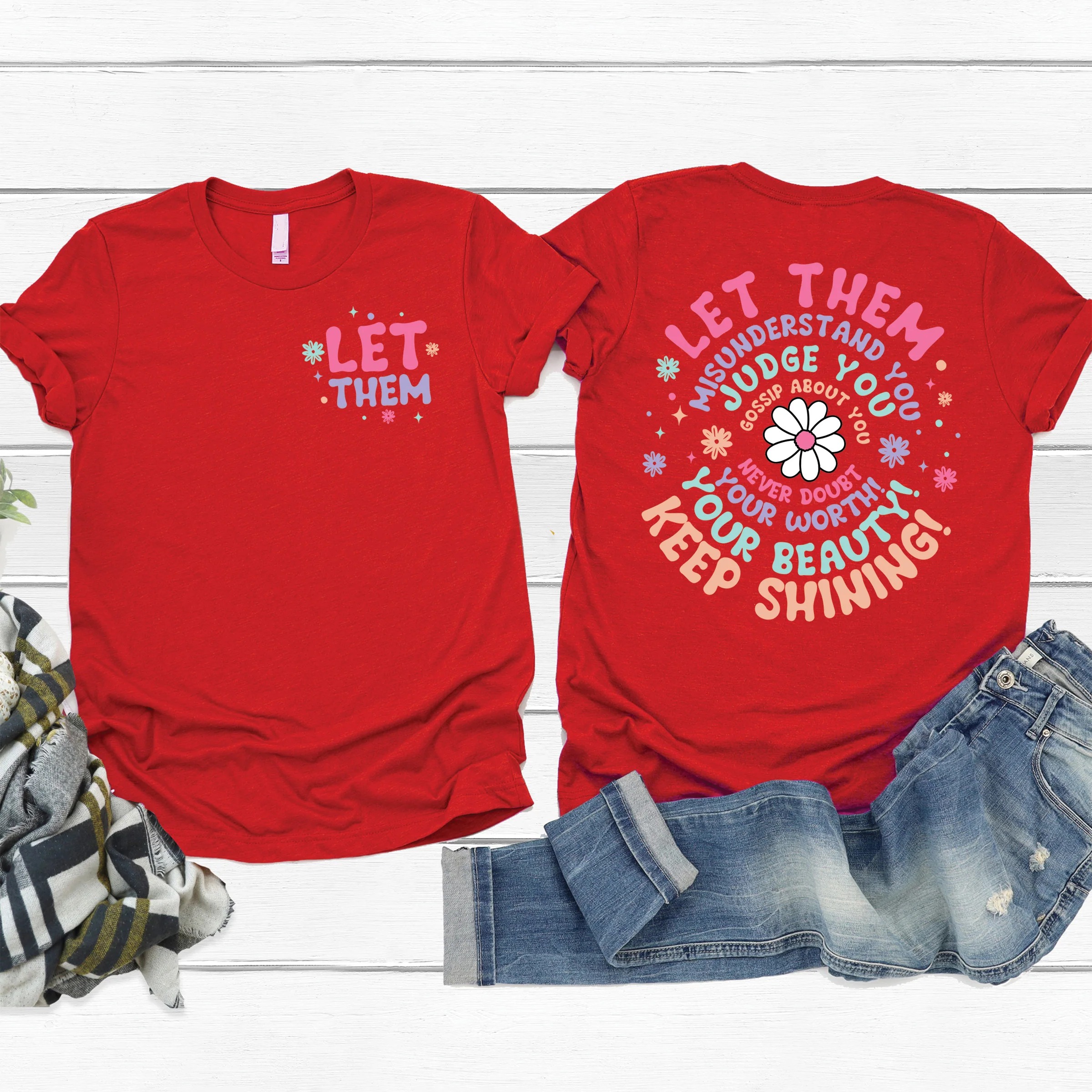 Love in Faith | Let Them Tee | Self Love Shirt for Women