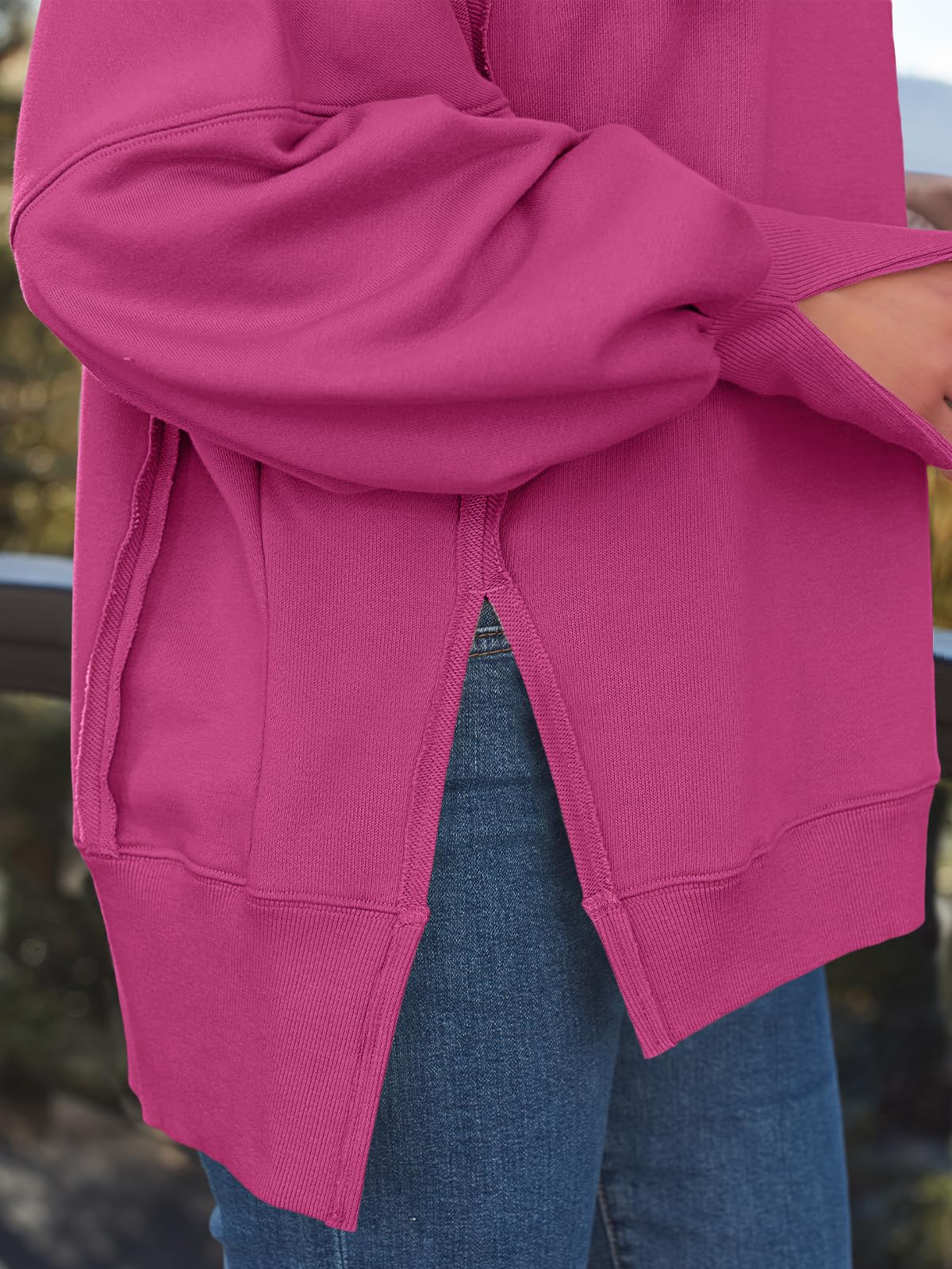 Women's Oversized Crew Neck Sweatshirt（Buy 2 Free Shipping）