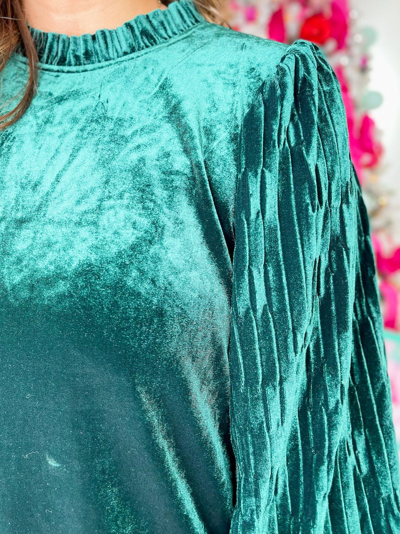 Women's Crushed Velvet Mini Dress