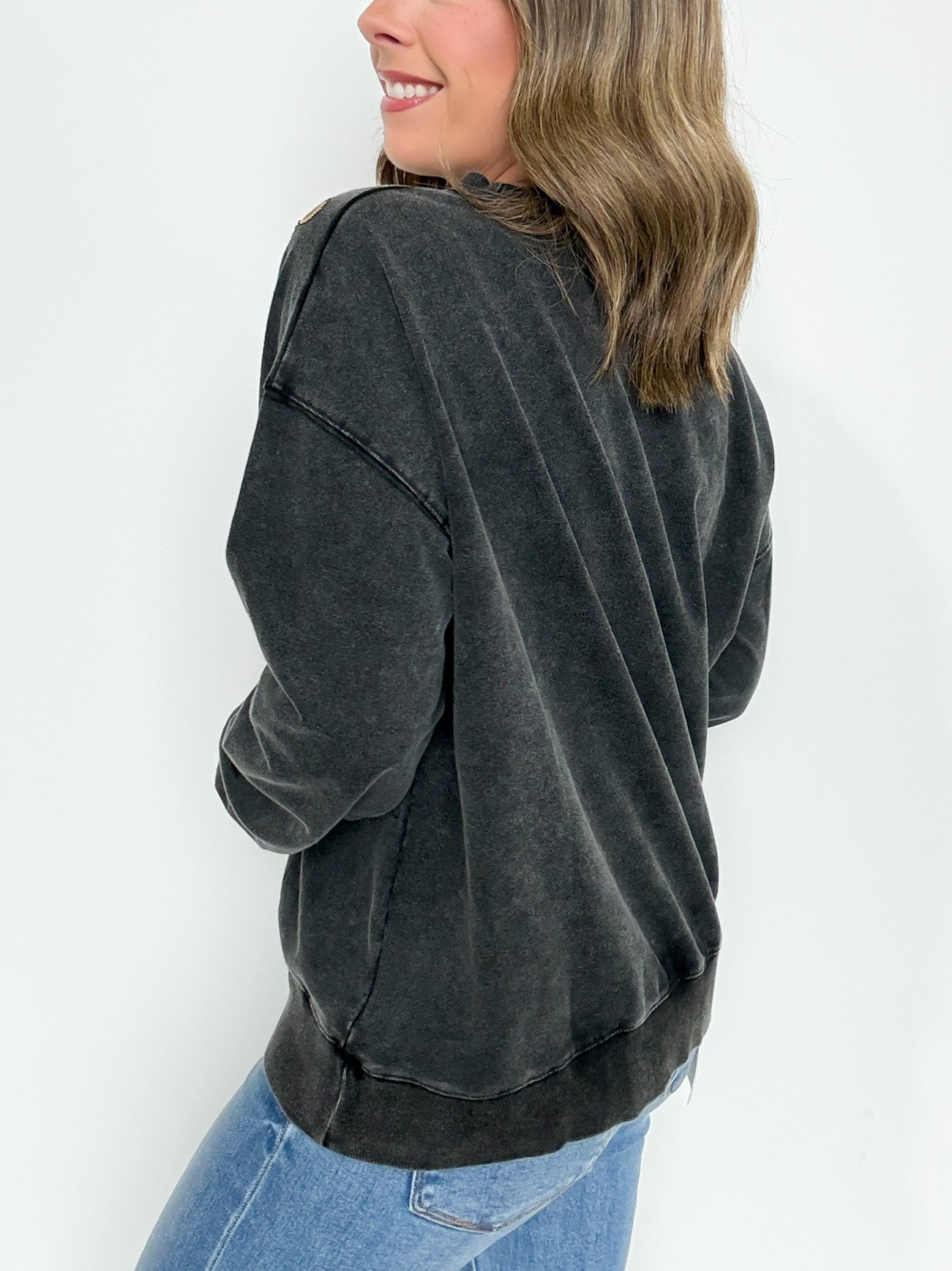 Women's Santa Pattern Sequin Pullover