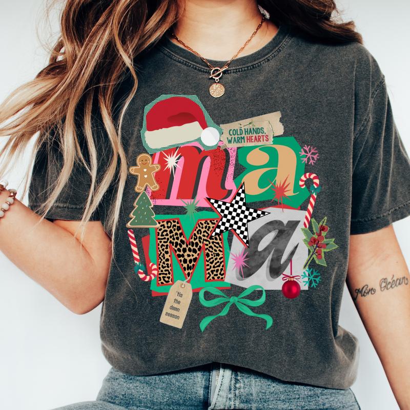 Retro Collage Style Positive Christian Faith T-shirt