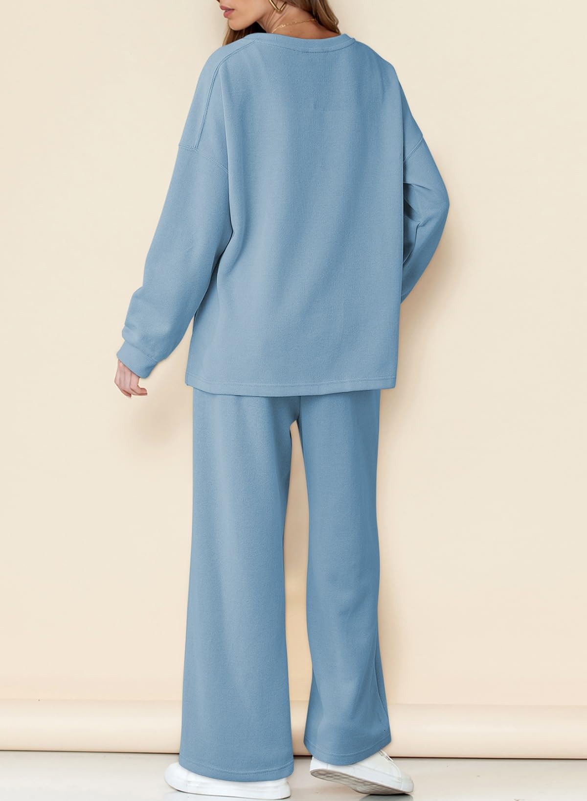 Women's Casual Cotton Long Sleeve Knit Tops And Pants Lounge Set (BUY 2 10% OFF)