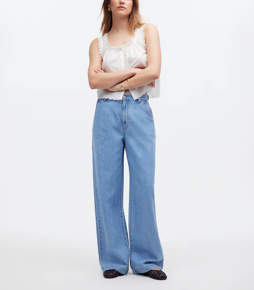 The Wide-Leg Jean: Airy Denim Edition