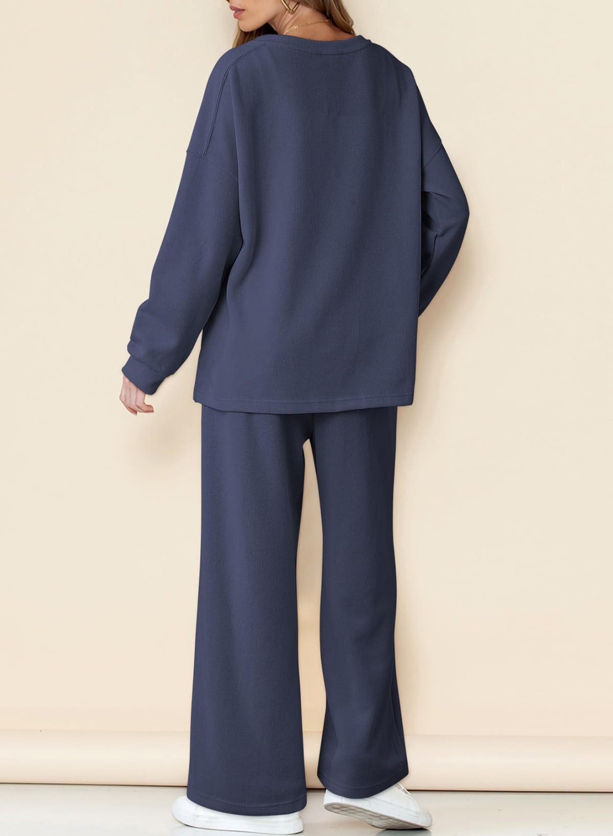 Women's Casual Cotton Long Sleeve Knit Tops And Pants Lounge Set (BUY 2 10% OFF)