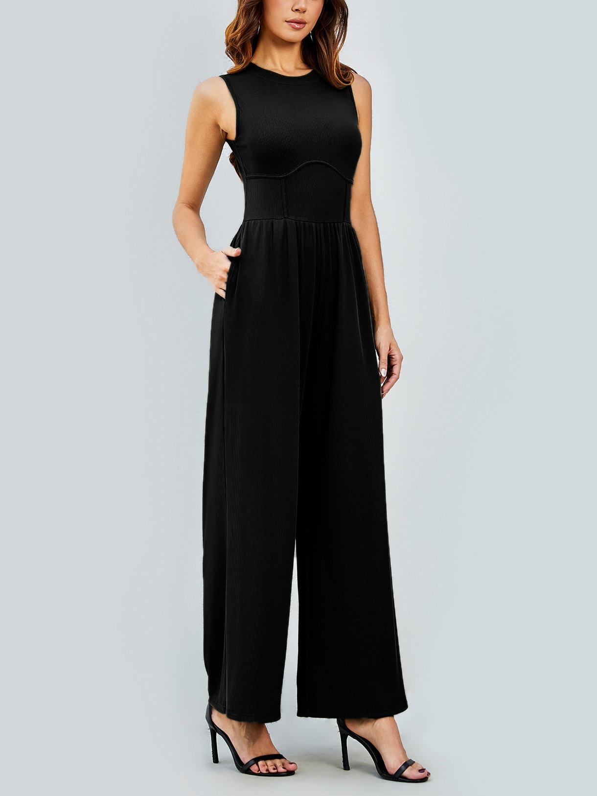 Women's Sleeveless Tank Top Casual Jumpsuit (Buy 2 Free Shipping)-hivebabe.com