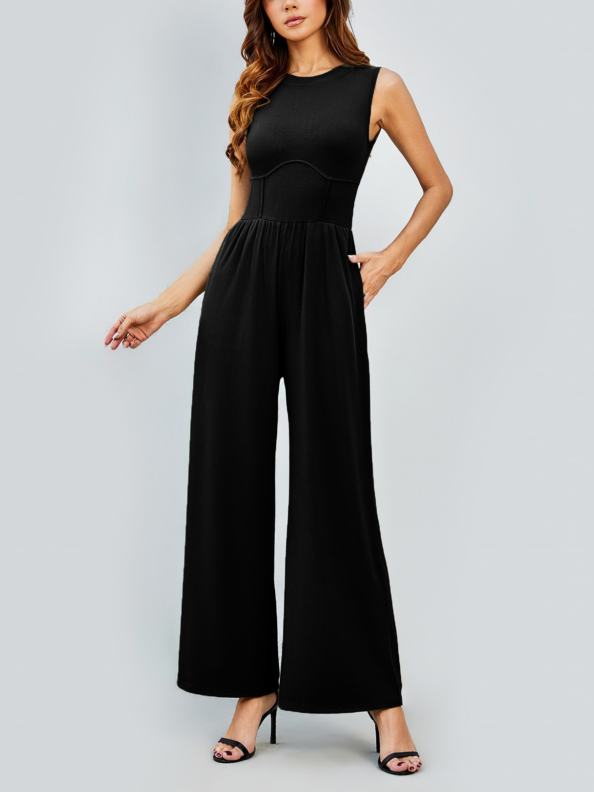 Women's Sleeveless Tank Top Casual Jumpsuit (Buy 2 Free Shipping)-hivebabe.com