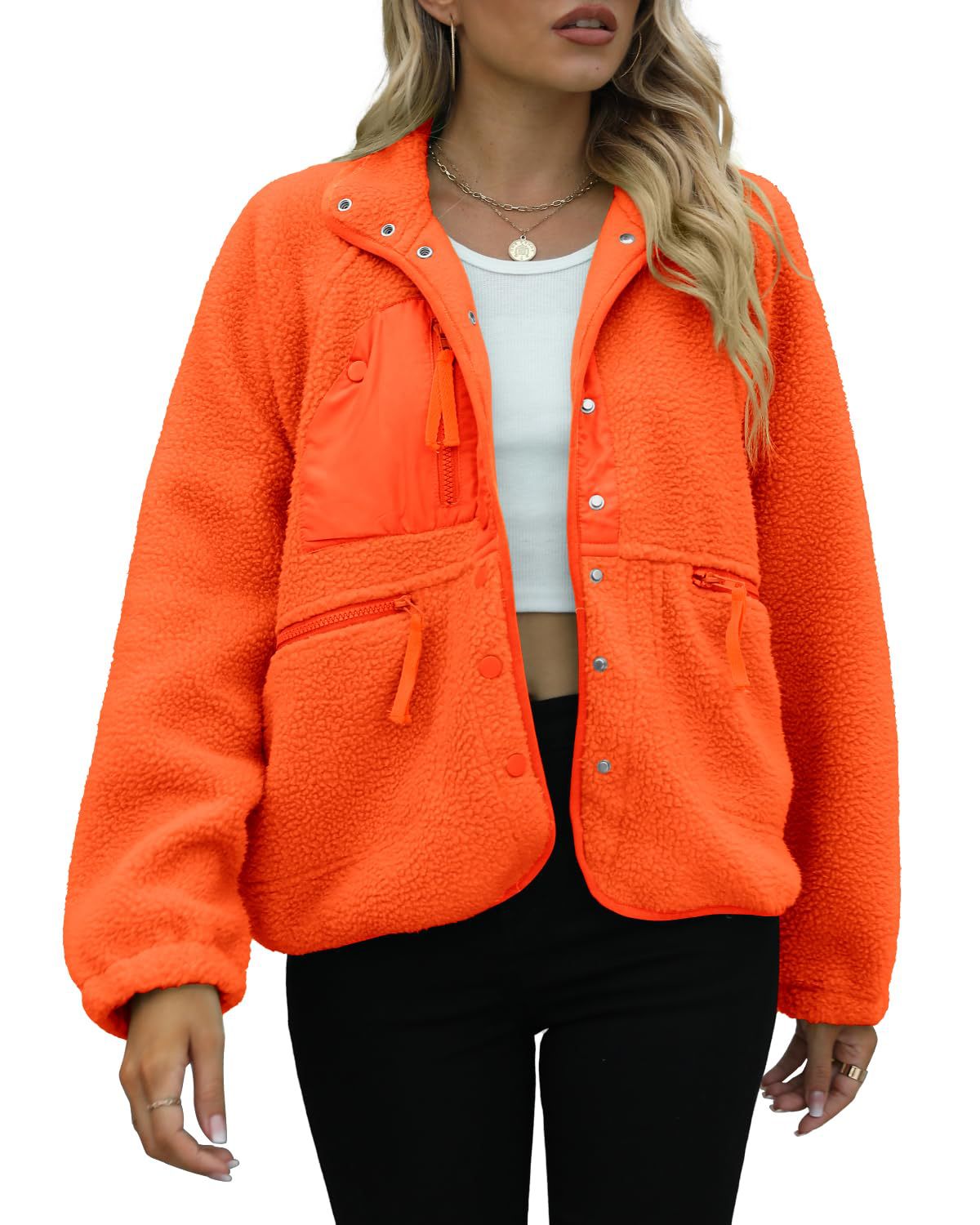 Women's Cozy Fuzzy Fleece Zip-Up Jacket (BUY 2 FREE SHIPPING!!!)