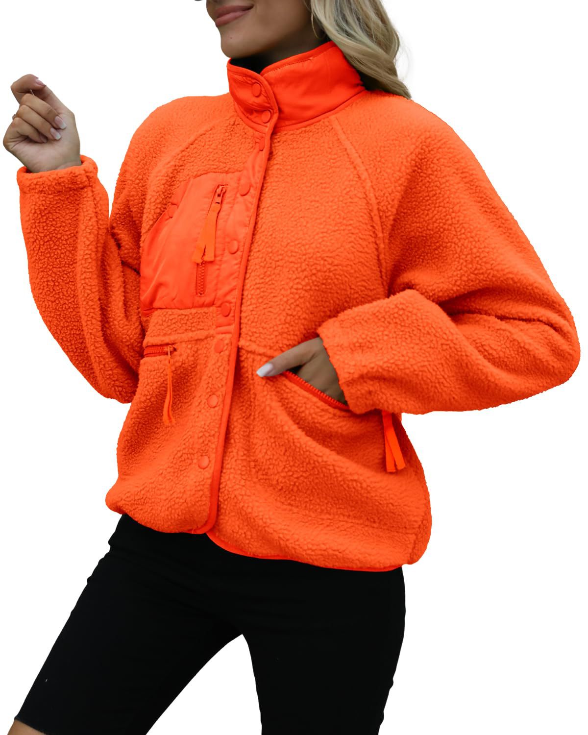 Women's Cozy Fuzzy Fleece Zip-Up Jacket (BUY 2 FREE SHIPPING!!!)
