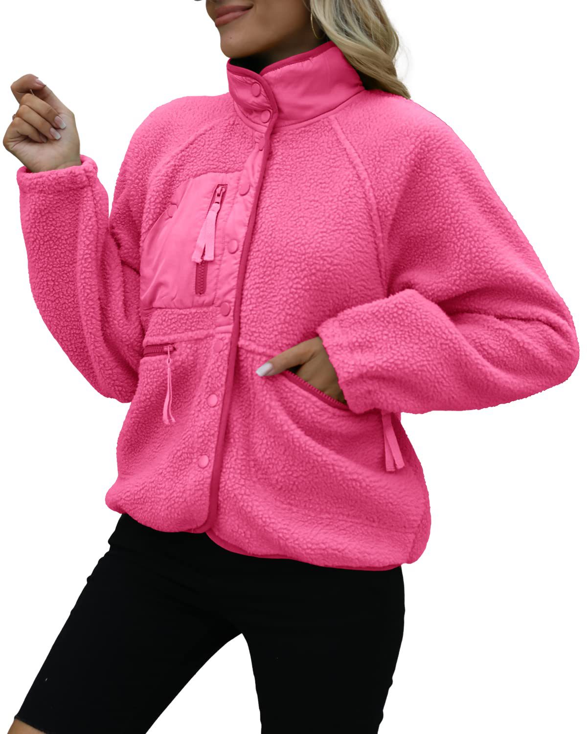 Women's Cozy Fuzzy Fleece Zip-Up Jacket (BUY 2 FREE SHIPPING!!!)