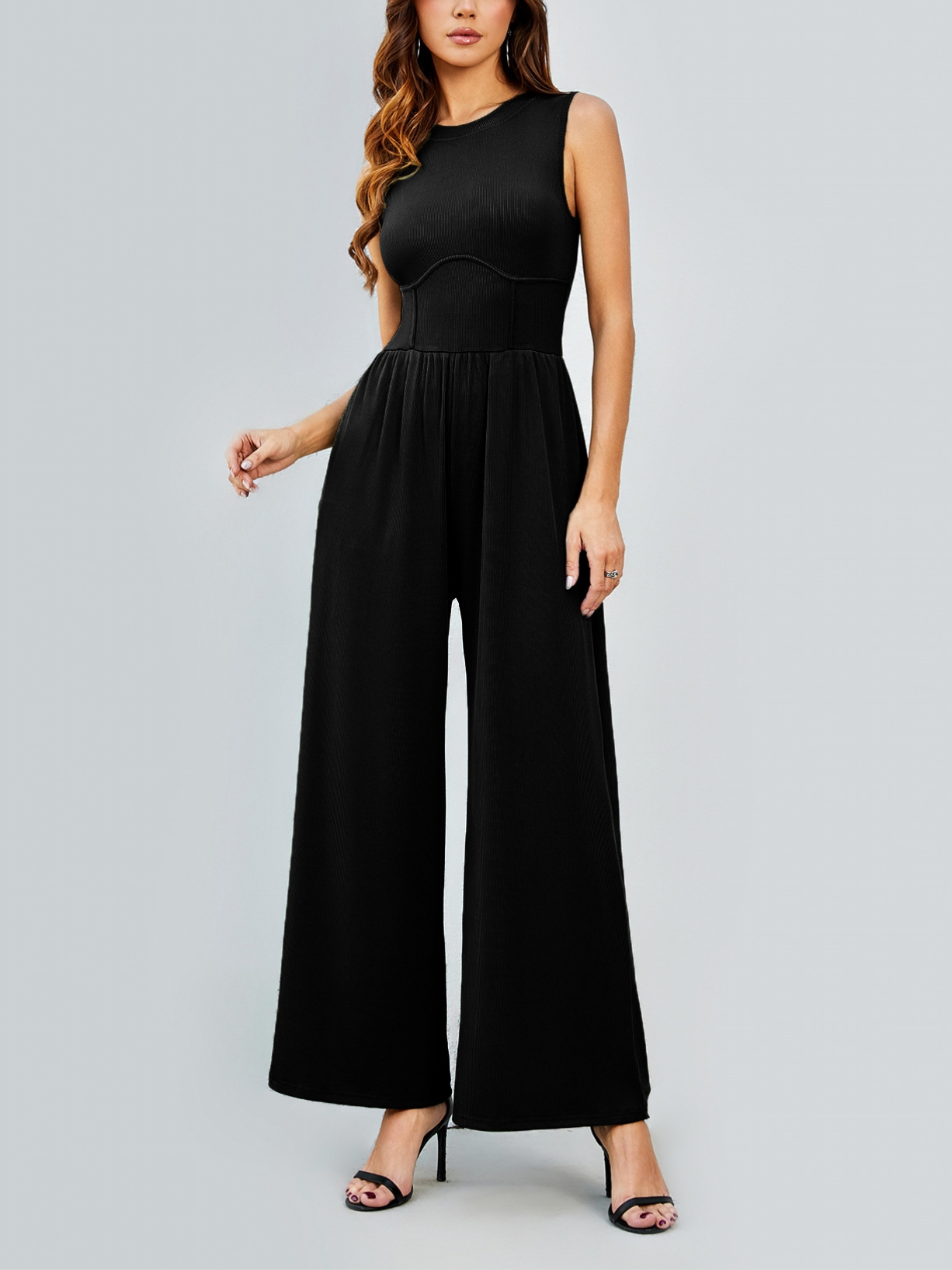 Women's Sleeveless Tank Top Casual Jumpsuit (Buy 2 Free Shipping)-hivebabe.com