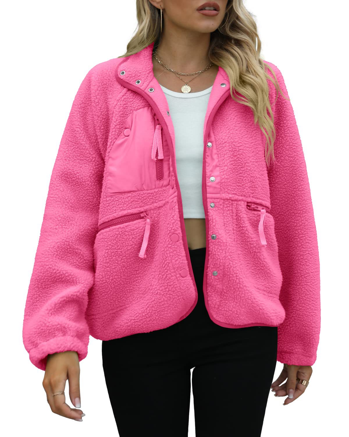 Women's Cozy Fuzzy Fleece Zip-Up Jacket (BUY 2 FREE SHIPPING!!!)