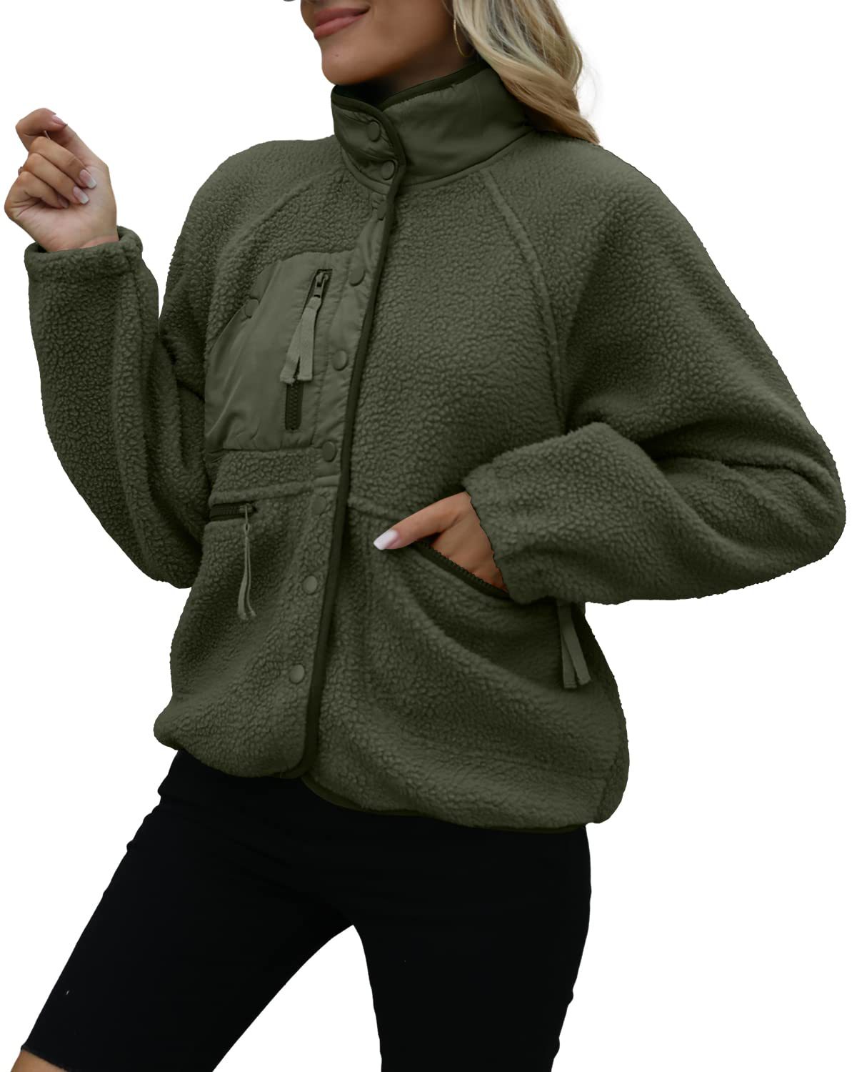 Women's Cozy Fuzzy Fleece Zip-Up Jacket (BUY 2 FREE SHIPPING!!!)