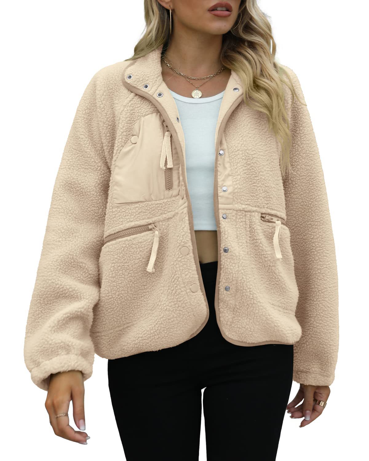 Women's Cozy Fuzzy Fleece Zip-Up Jacket (BUY 2 FREE SHIPPING!!!)