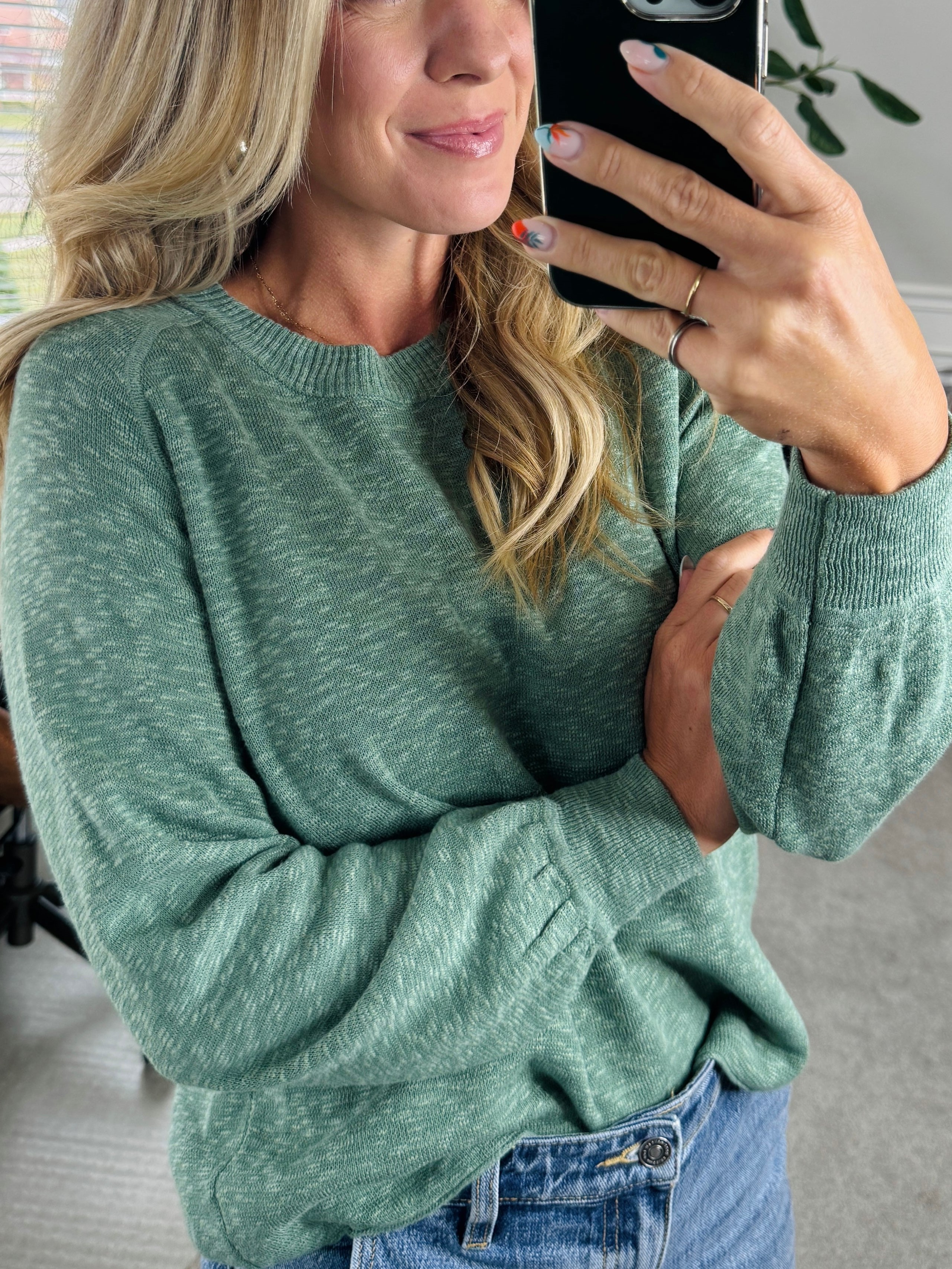 HOT SALE Crew Neck Jacquard Pullover