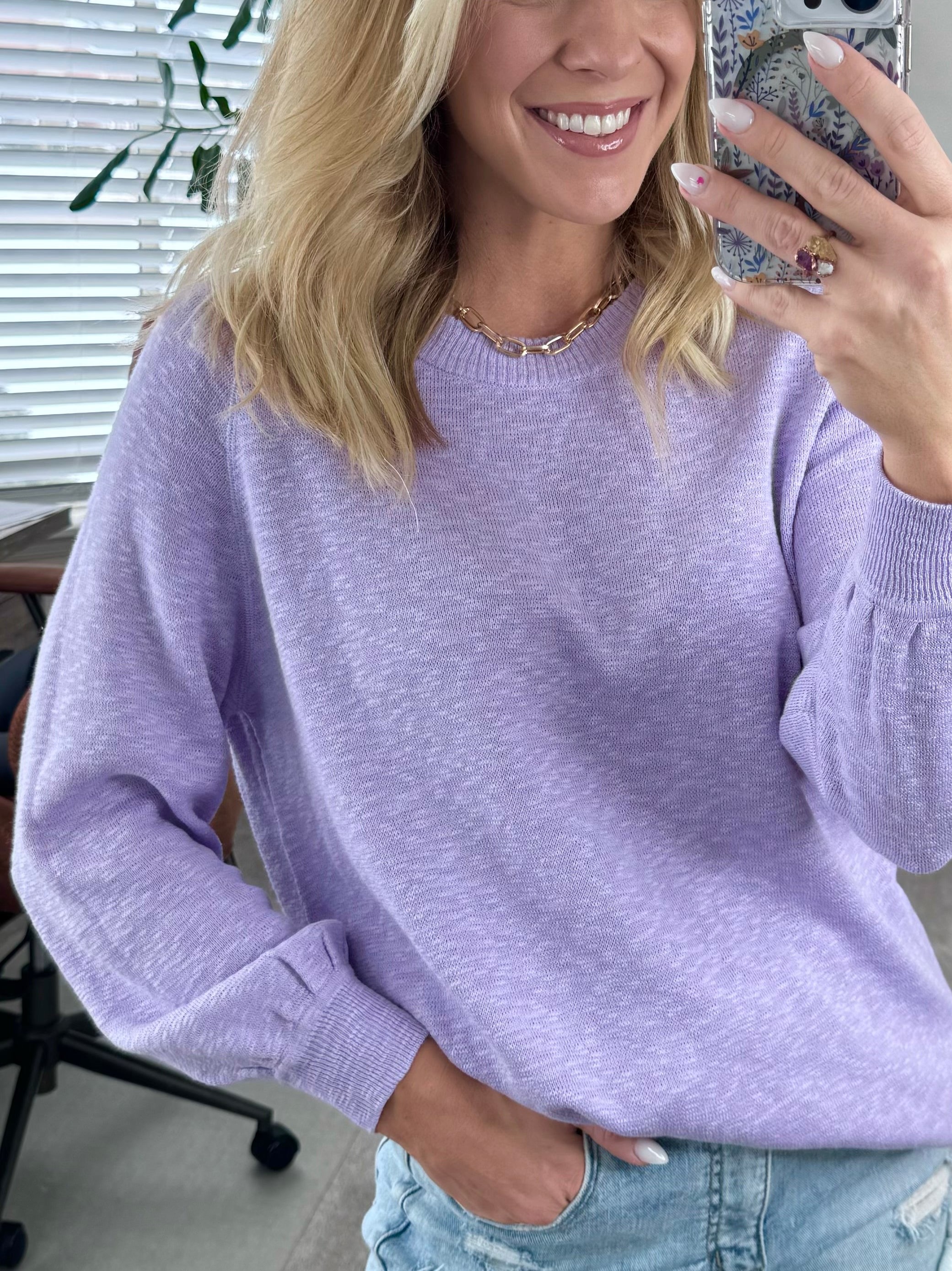 HOT SALE Crew Neck Jacquard Pullover