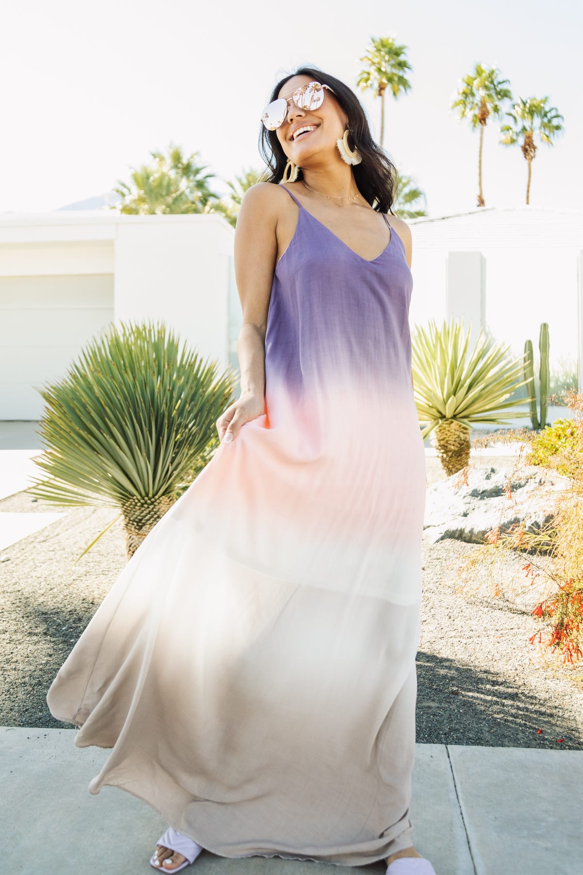 2024 HOT SALE-Ombre and Out Maxi Dress