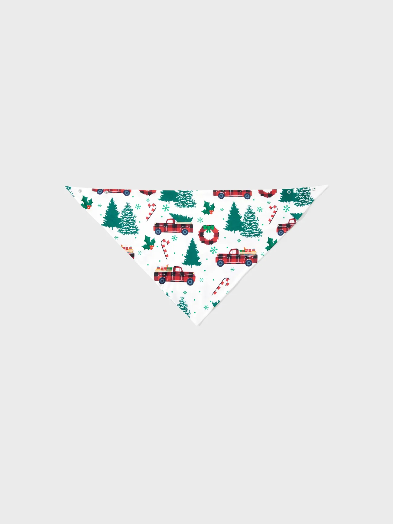 Matching Christmas Pajamas Tree & Car Print White Long-sleeve Pajamas Sets