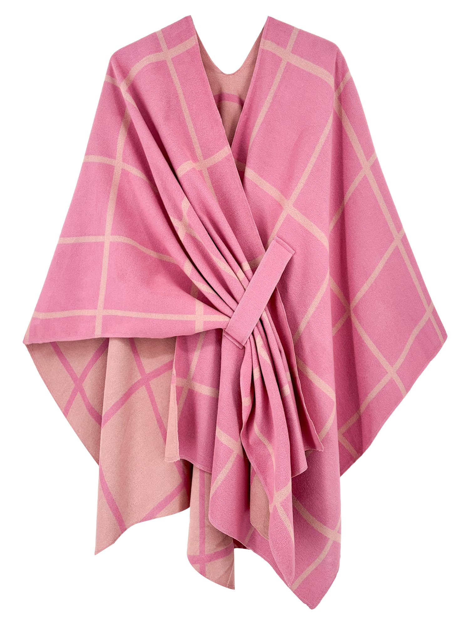 Women's Shawl Wrap Poncho Ruana Cape Open Front Cardigan Shawls