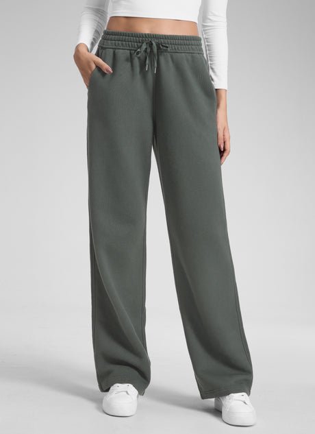 Fleece Lined Straight Leg Sweatpant (BUY 2 FREE SHIPPING)