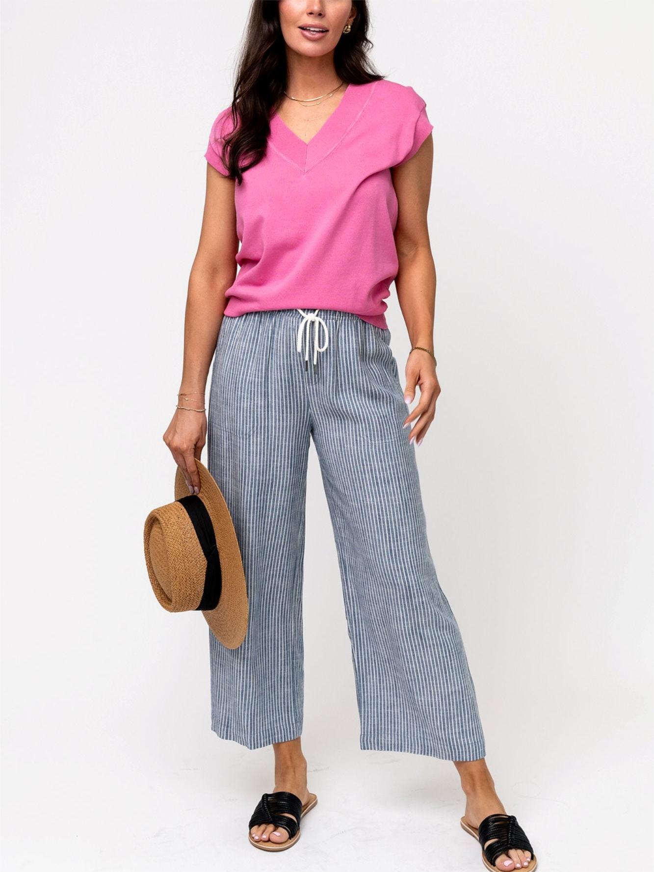 Womens  V Neck Cap Sleeve Basic Tops 💥Buy 3 Free Shipping