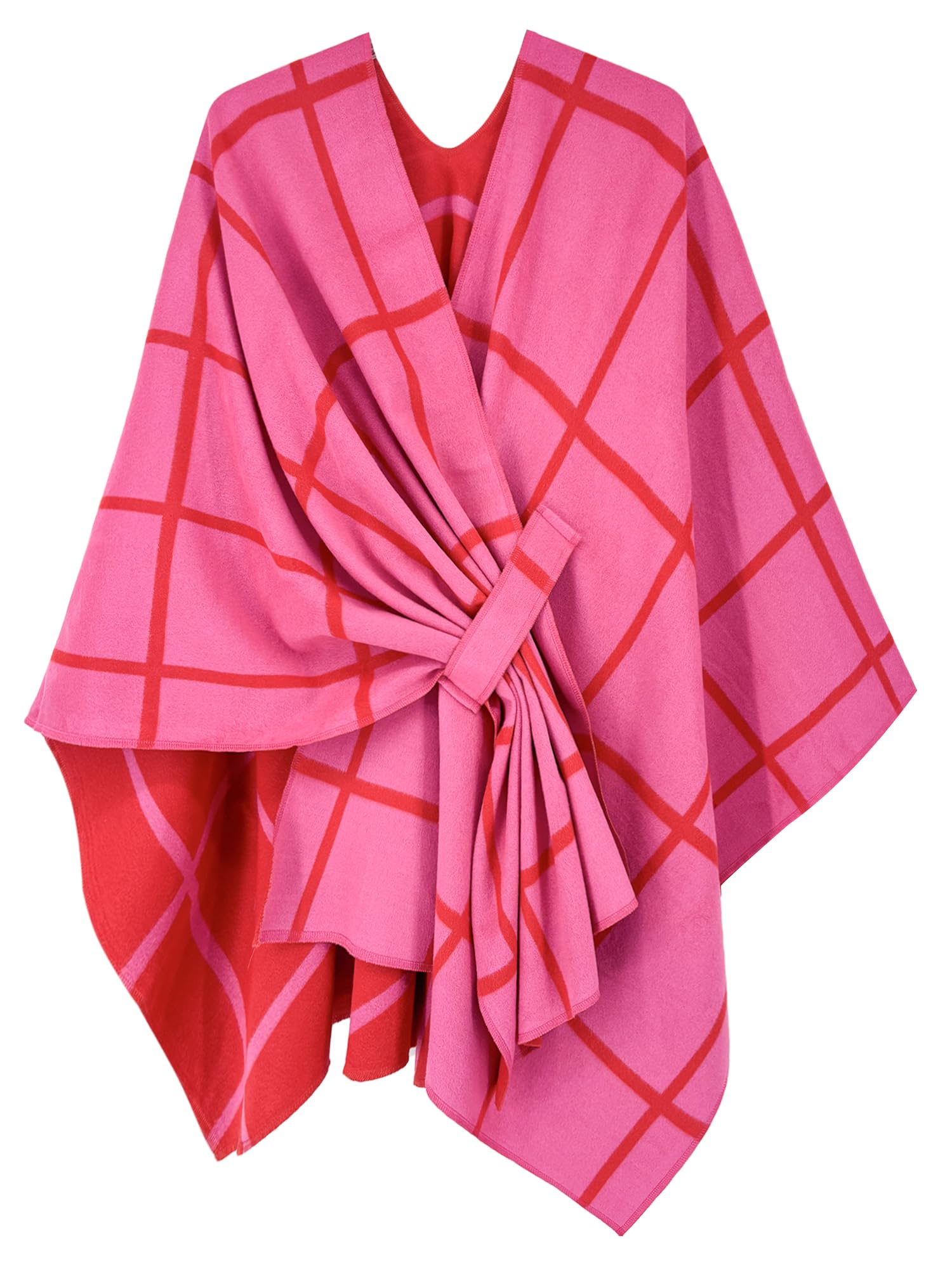 Women's Shawl Wrap Poncho Ruana Cape Open Front Cardigan Shawls