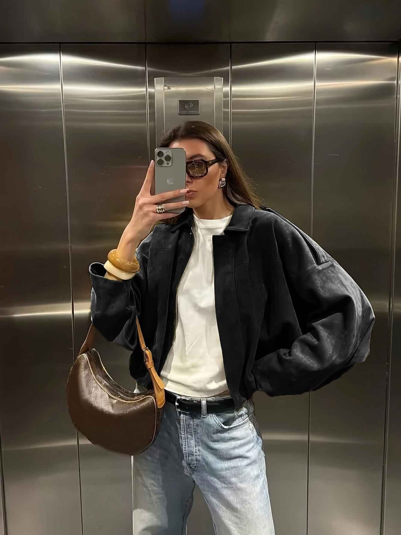 Women's Casual Loose-Fit Solid Color Jacket (buy 2 free shipping)