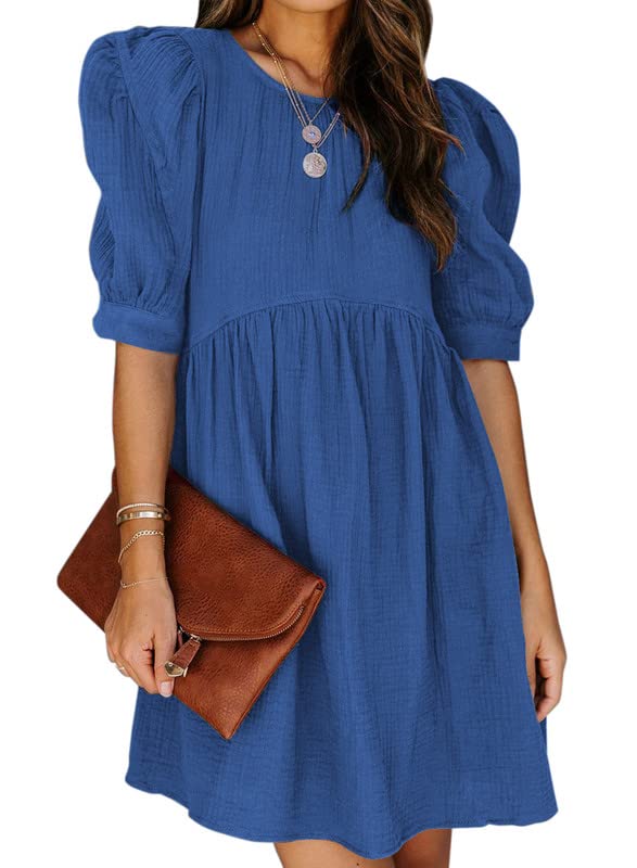 Ruffle Chiffon Waisted Mini Short Swing Dress(BUY 2 FREE SHIPPING)