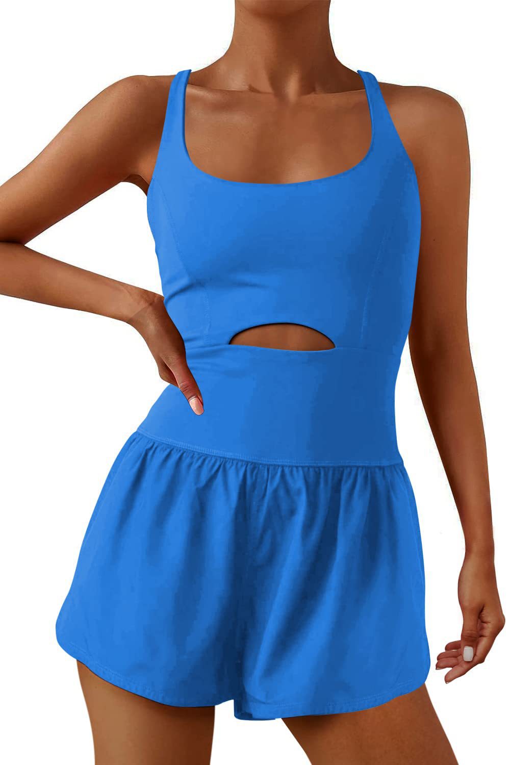 HOT SALES🔥🔥50% OFF Athletic Romper One Piece Jumpsuit Shorts