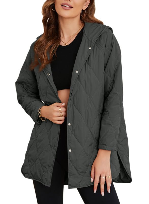 Hooded Diamond Quilted Lightweight Jacket (BUY 2 FREE SHIPPING!!!)