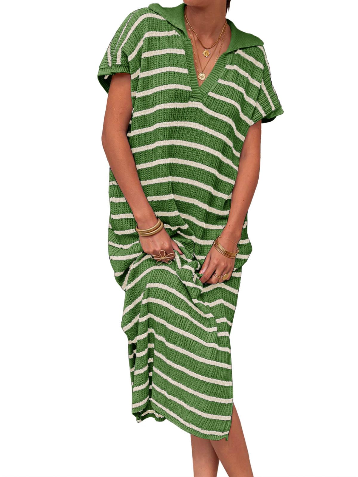 Women's Striped Summer Dresses(BUY 2 10% OFF)