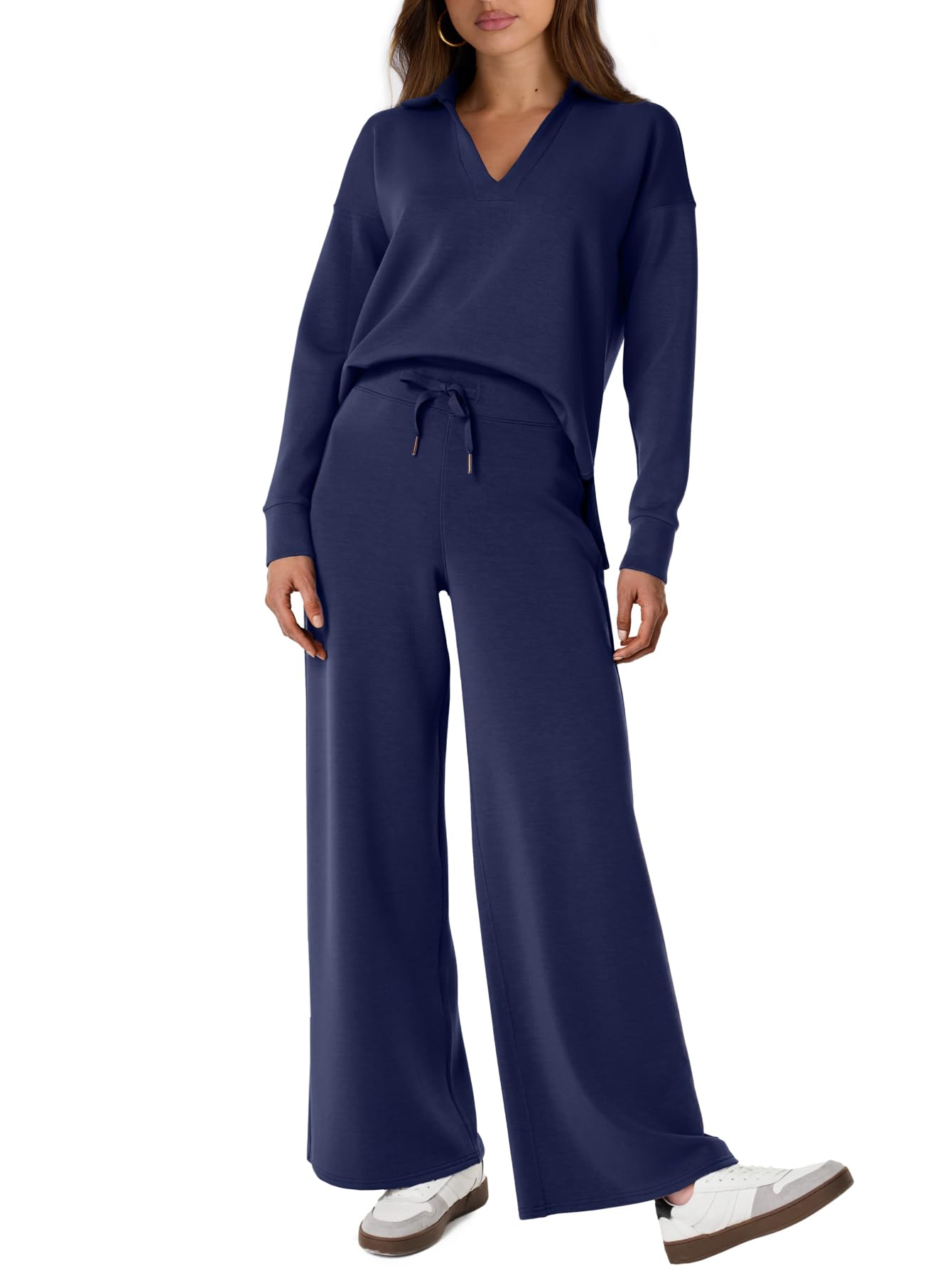 Women's 2 Piece Sets Outfits Casual Long Sleeve Sweatsuits  Sets