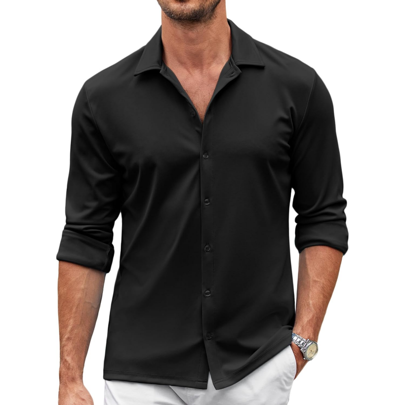 Men's Casual Button Down Wrinkle Free Shirts