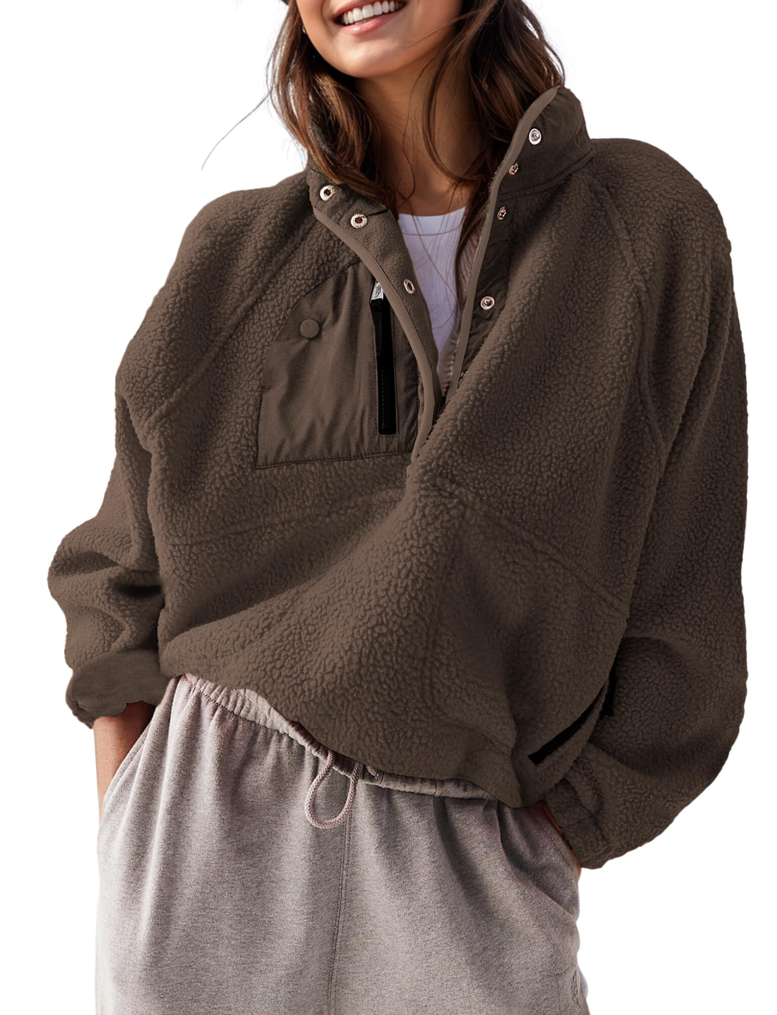Women's Sherpa Jacket With Pockets(Buy 2 Free Shipping)