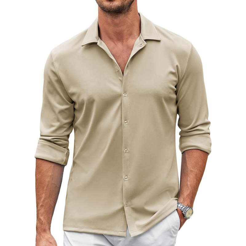 Men's Casual Button Down Wrinkle Free Shirts