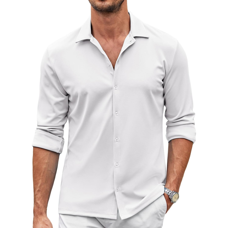 Men's Casual Button Down Wrinkle Free Shirts