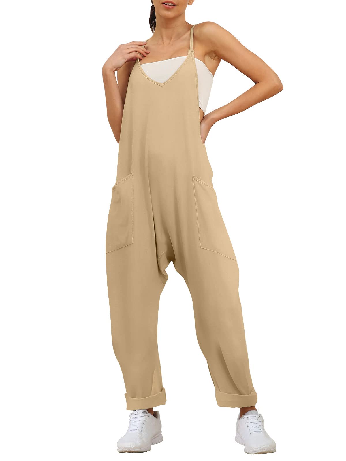 2024 New Wide Leg Jumpsuit with Pockets(Buy 2 Free Shipping)