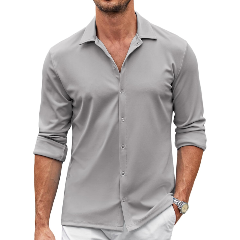 Men's Casual Button Down Wrinkle Free Shirts