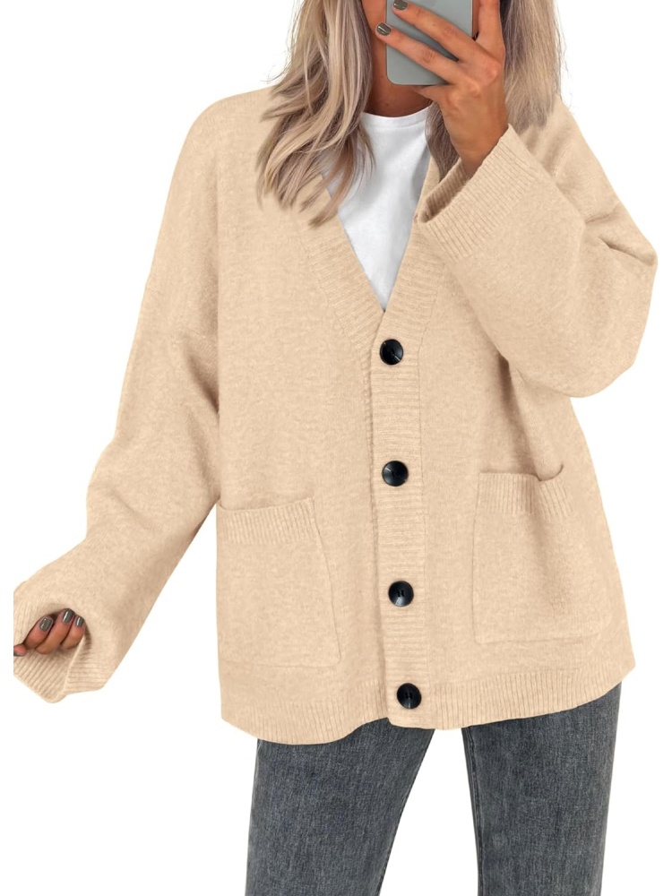 Women's Button Down Cardigan Loose Sweater (buy 2 free shipping)