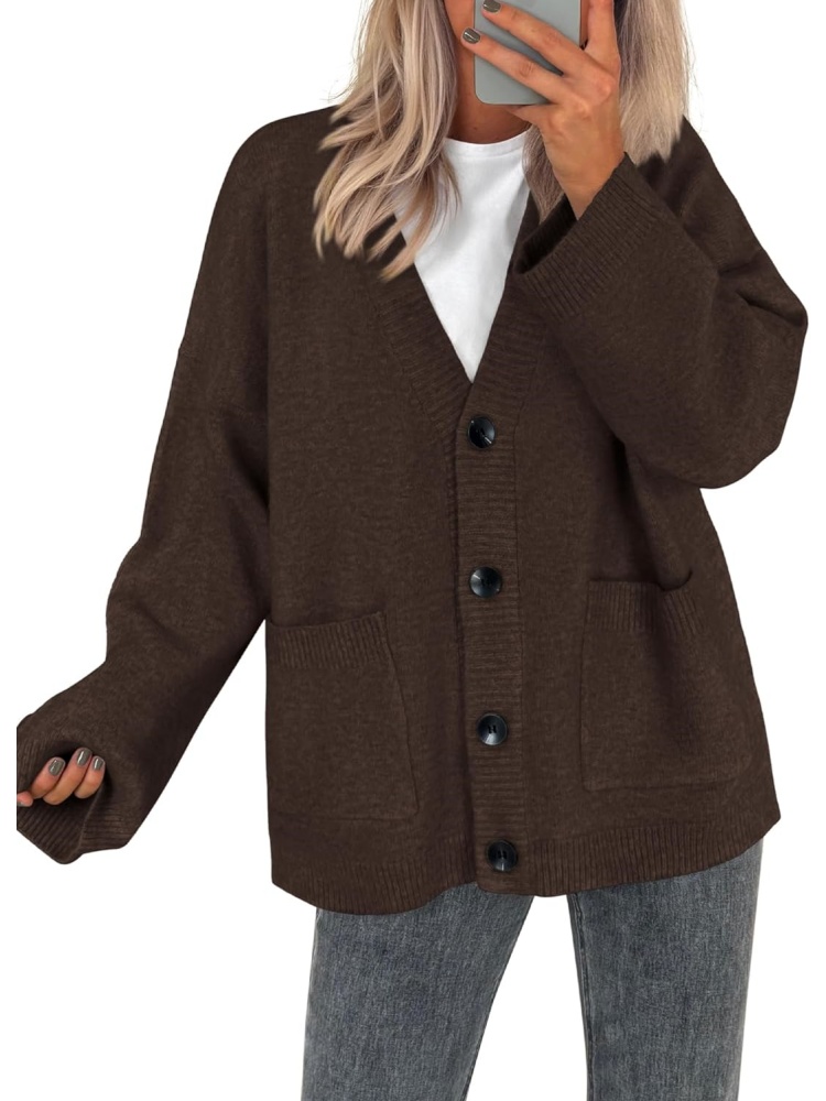 Women's Button Down Cardigan Loose Sweater (buy 2 free shipping)