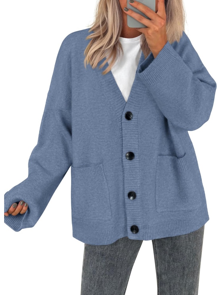 Women's Button Down Cardigan Loose Sweater (buy 2 free shipping)