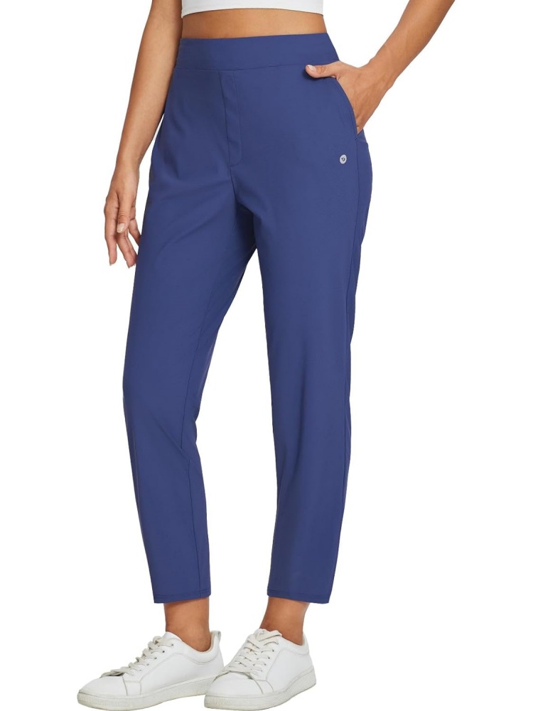 Womens Travel Pants Lightweight Stretch with Zipper Pockets
