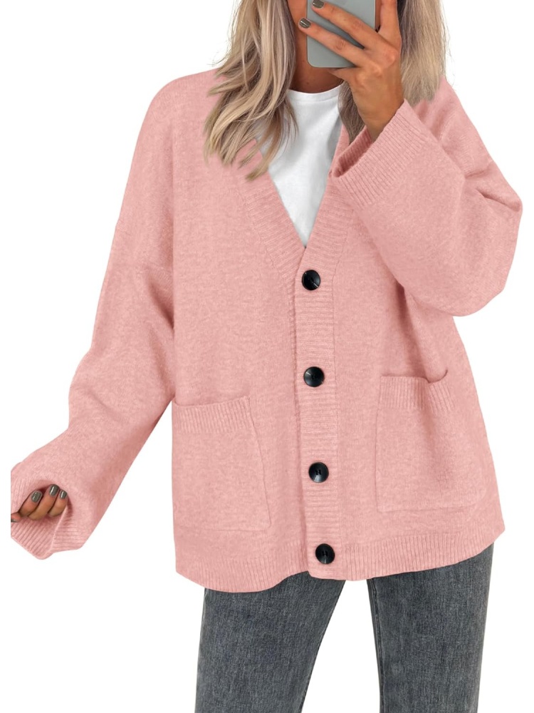 Women's Button Down Cardigan Loose Sweater (buy 2 free shipping)